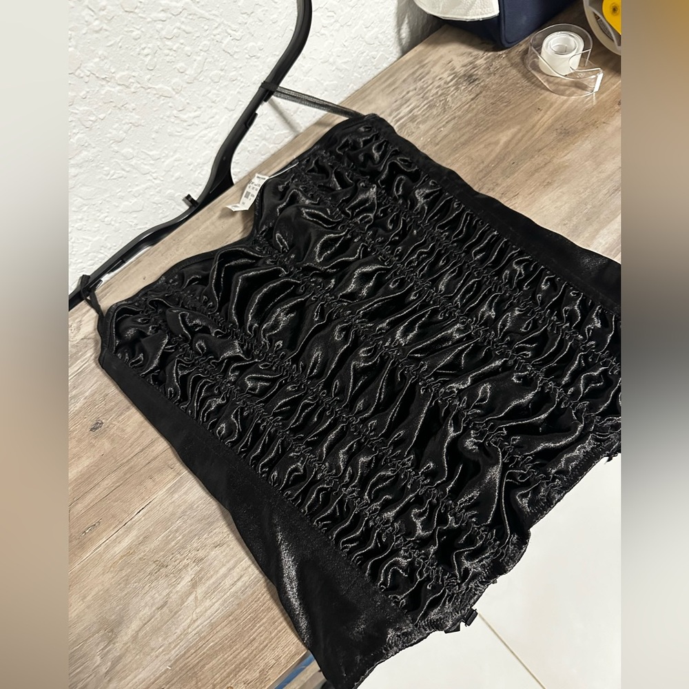 NWT Fredericks of Hollywood Ruched Satin Corset Sz 38